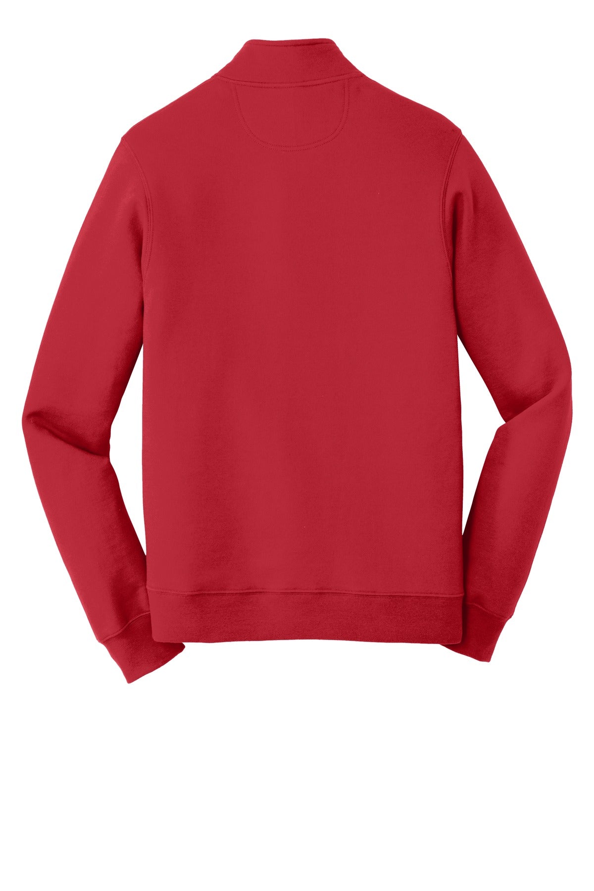 Port & Company Fan Favorite Fleece 1/4-Zip Pullover Sweatshirt. PC850Q Bright Red