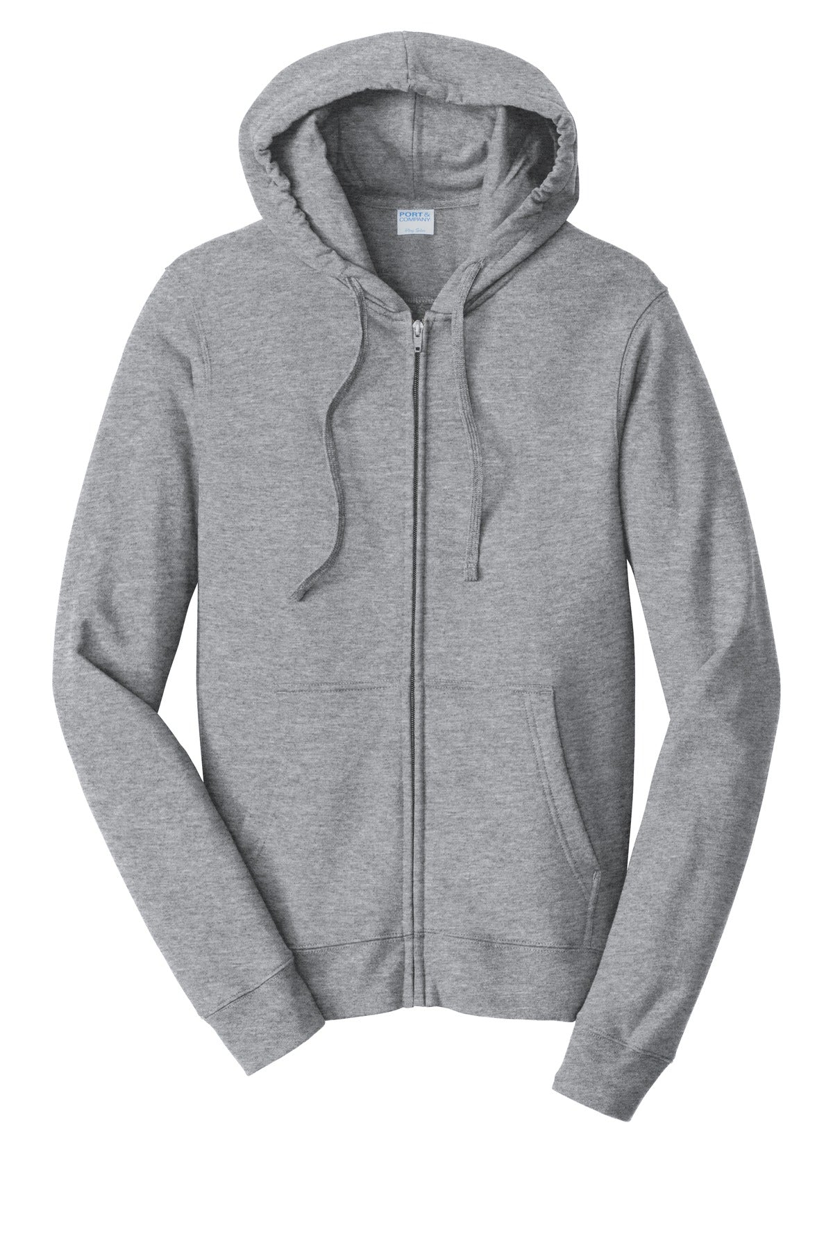 Port & Company Fan Favorite Fleece Full-Zip Hooded Sweatshirt. PC850ZH Athletic Heather