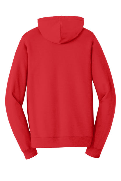 Port & Company Fan Favorite Fleece Full-Zip Hooded Sweatshirt. PC850ZH Bright Red