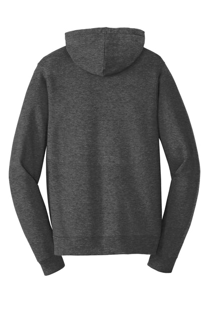 Port & Company Fan Favorite Fleece Full-Zip Hooded Sweatshirt. PC850ZH Dark Heather Grey