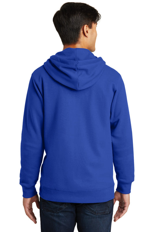 Port & Company Fan Favorite Fleece Full-Zip Hooded Sweatshirt. PC850ZH True Royal