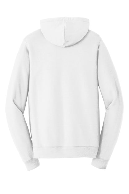 Port & Company Fan Favorite Fleece Full-Zip Hooded Sweatshirt. PC850ZH White