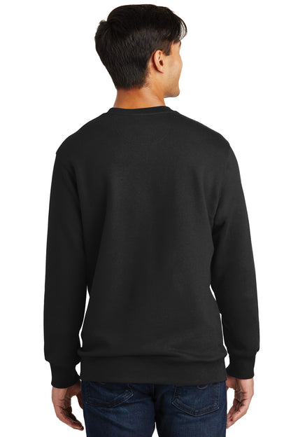 Port & Company Fan Favorite Fleece Crewneck Sweatshirt. PC850 Jet Black