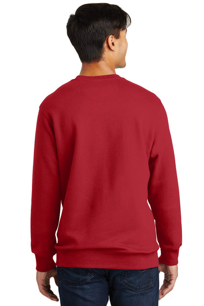Port & Company Fan Favorite Fleece Crewneck Sweatshirt. PC850 Team Cardinal