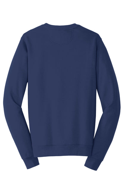 Port & Company Fan Favorite Fleece Crewneck Sweatshirt. PC850 Team Navy