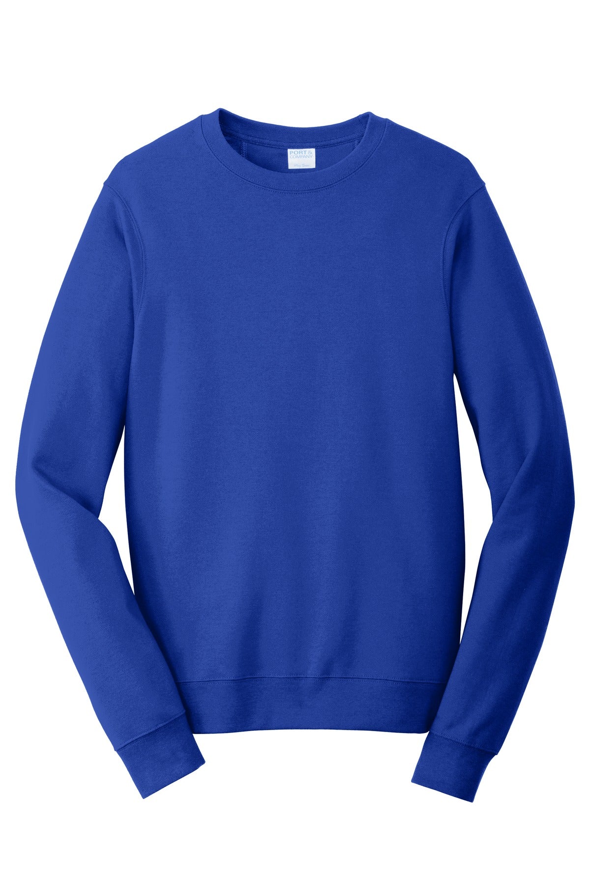 Port & Company Fan Favorite Fleece Crewneck Sweatshirt. PC850 True Royal