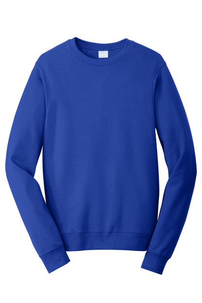 Port & Company Fan Favorite Fleece Crewneck Sweatshirt. PC850 True Royal