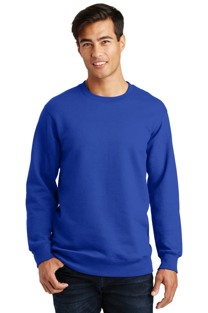 Port & Company Fan Favorite Fleece Crewneck Sweatshirt. PC850 True Royal
