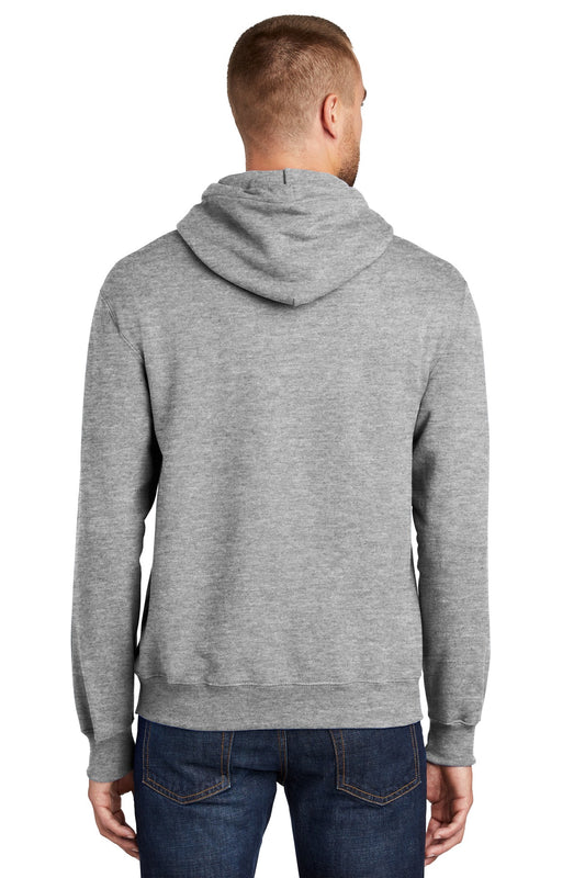 Port & Company Tall Essential Fleece Pullover Hooded Sweatshirt. PC90HT Athletic Heather Tall