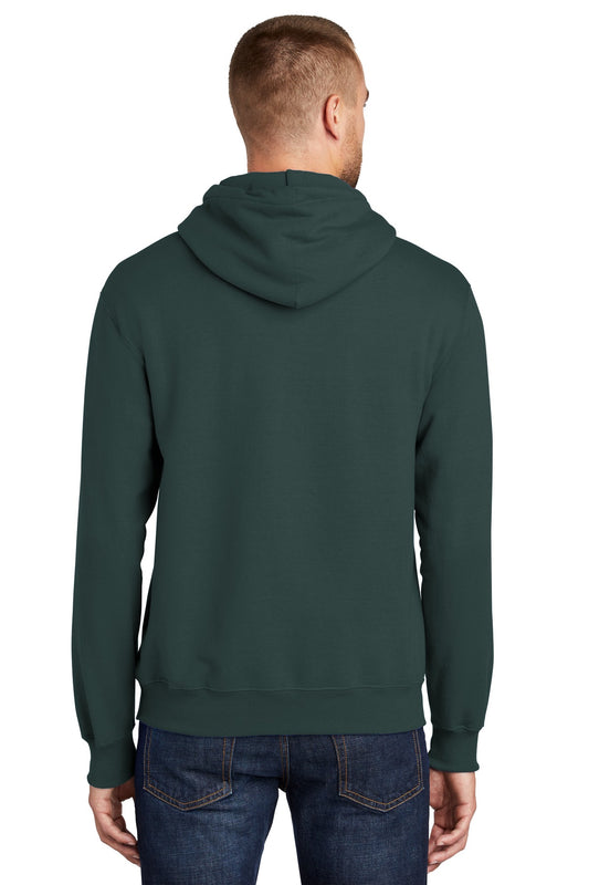 Port & Company Tall Essential Fleece Pullover Hooded Sweatshirt. PC90HT Dark Green Tall