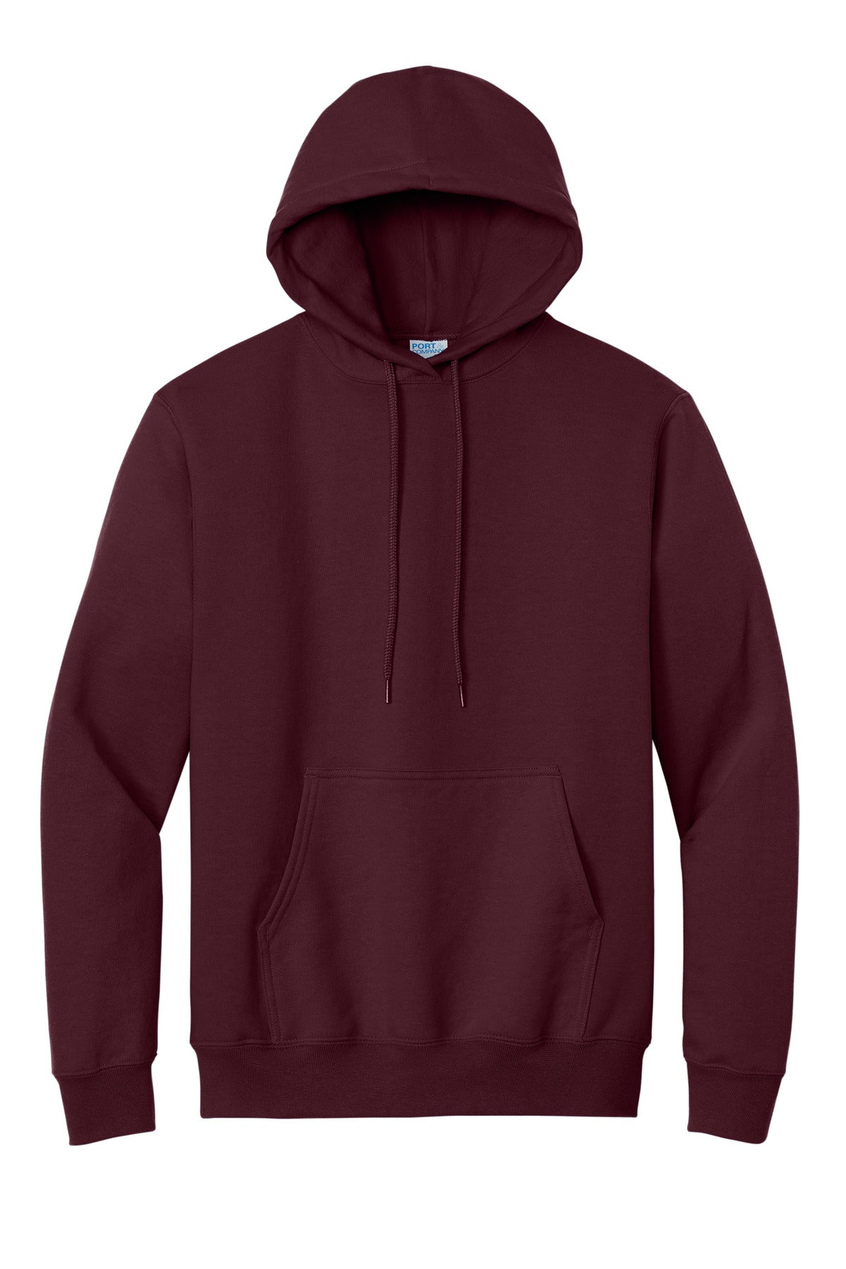 Port & Company Tall Essential Fleece Pullover Hooded Sweatshirt. PC90HT Maroon Tall