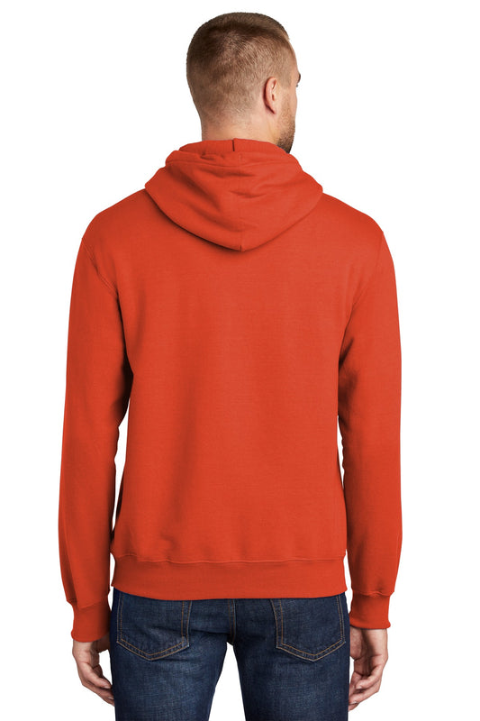 Port & Company Tall Essential Fleece Pullover Hooded Sweatshirt. PC90HT Orange Tall