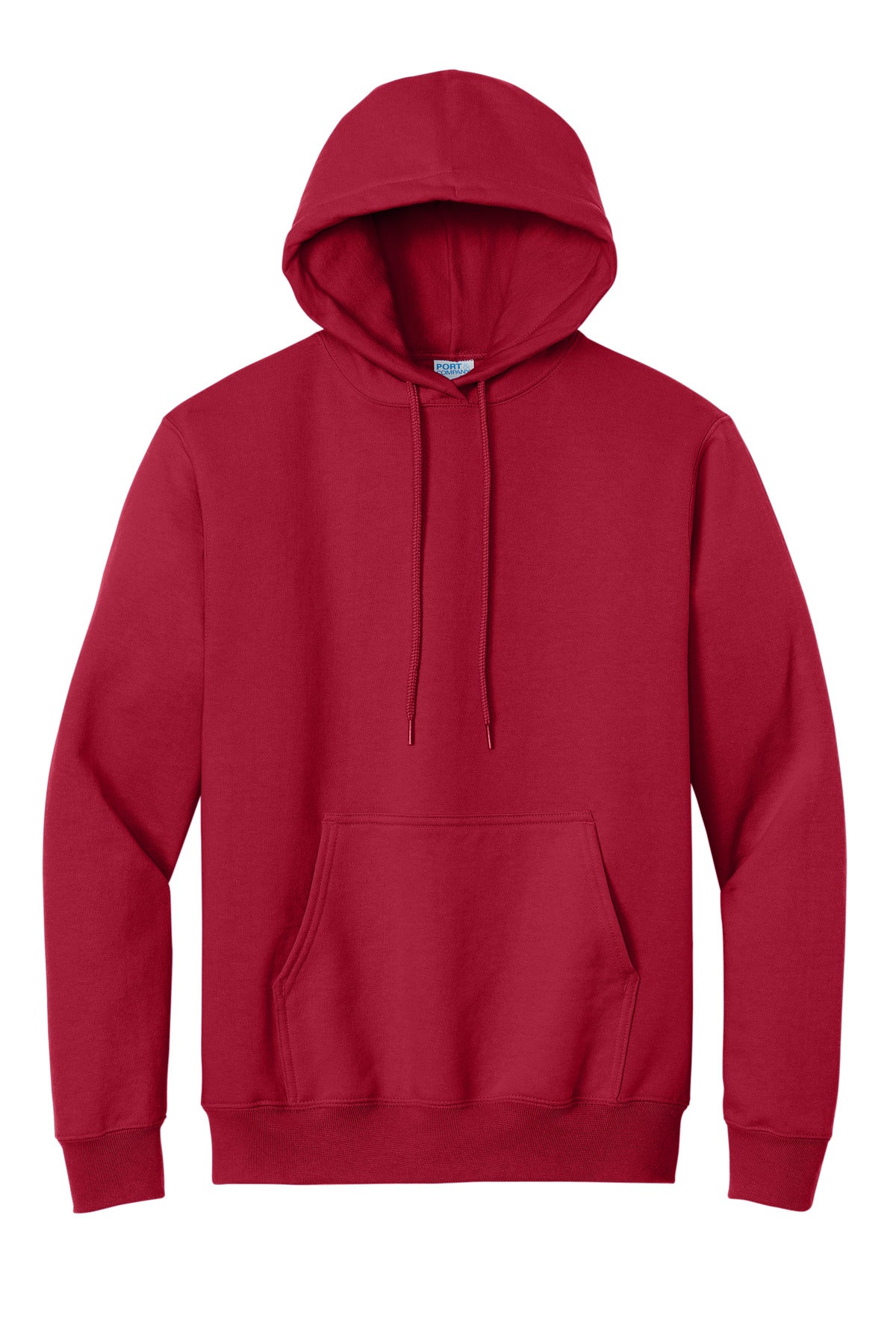 Port & Company Tall Essential Fleece Pullover Hooded Sweatshirt. PC90HT Red Tall