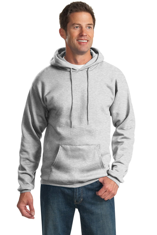 Port & Company Tall Essential Fleece Pullover Hooded Sweatshirt. PC90HT Ash Tall