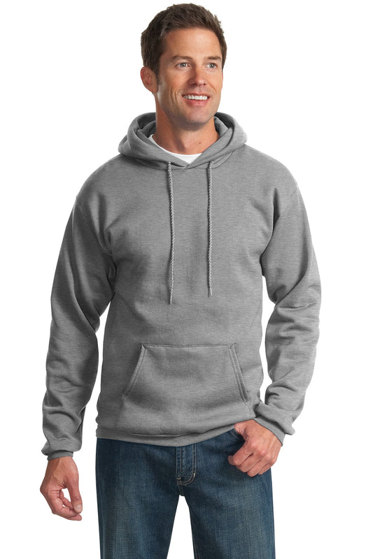 Port & Company Tall Essential Fleece Pullover Hooded Sweatshirt. PC90HT Athletic Heather Tall