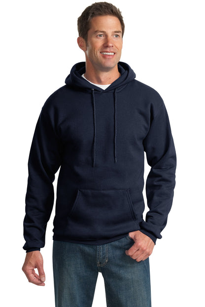 Port & Company Tall Essential Fleece Pullover Hooded Sweatshirt. PC90HT Navy Tall