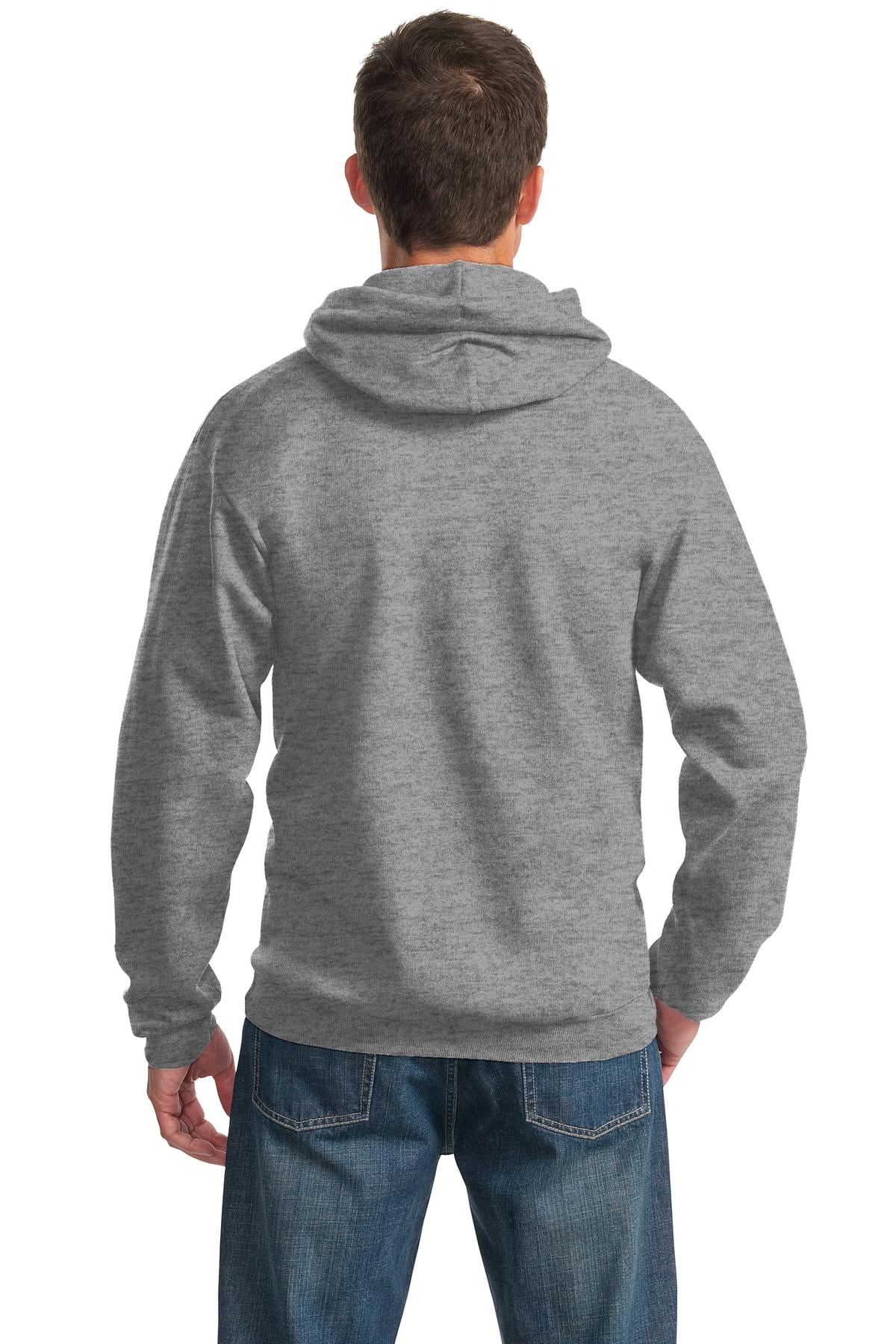 Port & Company Essential Fleece Pullover Hooded Sweatshirt.  PC90H Athletic Heather