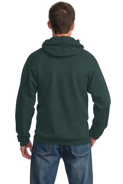 Port & Company Essential Fleece Pullover Hooded Sweatshirt.  PC90H Dark Green