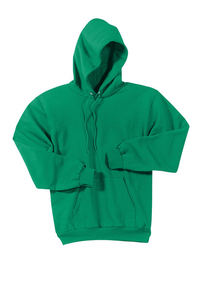 Port & Company Essential Fleece Pullover Hooded Sweatshirt.  PC90H Kelly Green