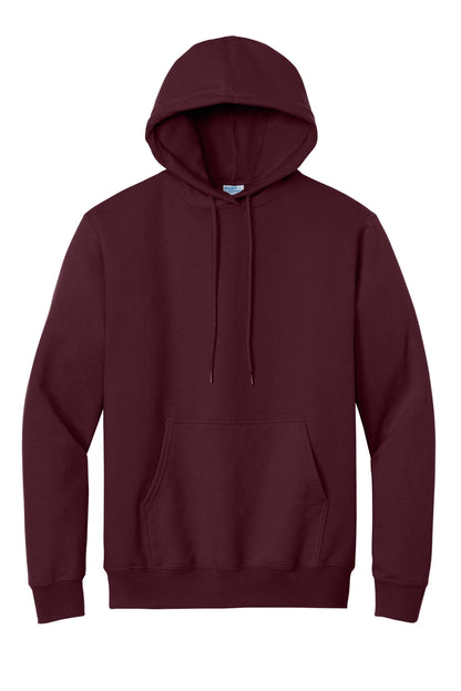Port & Company Essential Fleece Pullover Hooded Sweatshirt.  PC90H Maroon
