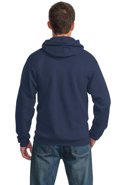 Port & Company Essential Fleece Pullover Hooded Sweatshirt.  PC90H Navy