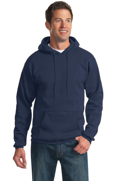 Port & Company Essential Fleece Pullover Hooded Sweatshirt.  PC90H Navy