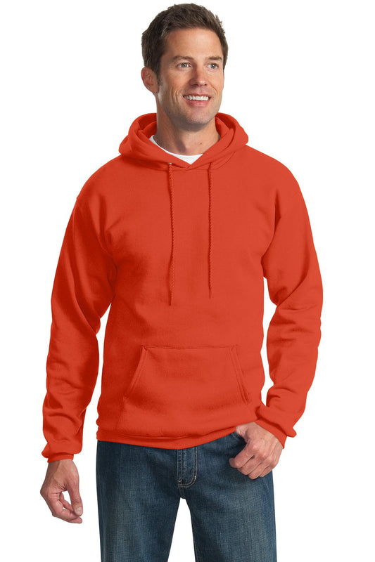 Port & Company Tall Essential Fleece Pullover Hooded Sweatshirt. PC90HT Orange Tall