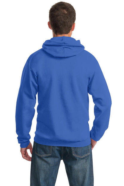 Port & Company Essential Fleece Pullover Hooded Sweatshirt.  PC90H Royal