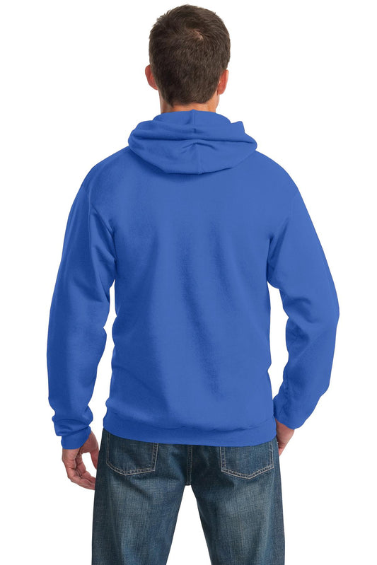 Port & Company Essential Fleece Pullover Hooded Sweatshirt.  PC90H Royal