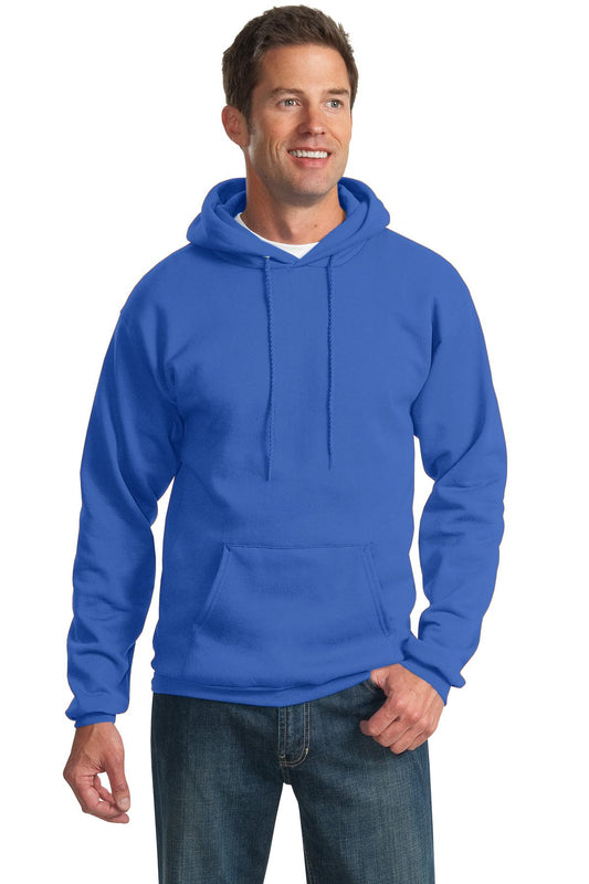 Port & Company Essential Fleece Pullover Hooded Sweatshirt.  PC90H Royal