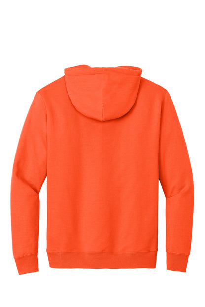 Port & Company Essential Fleece Pullover Hooded Sweatshirt.  PC90H Safety Orange