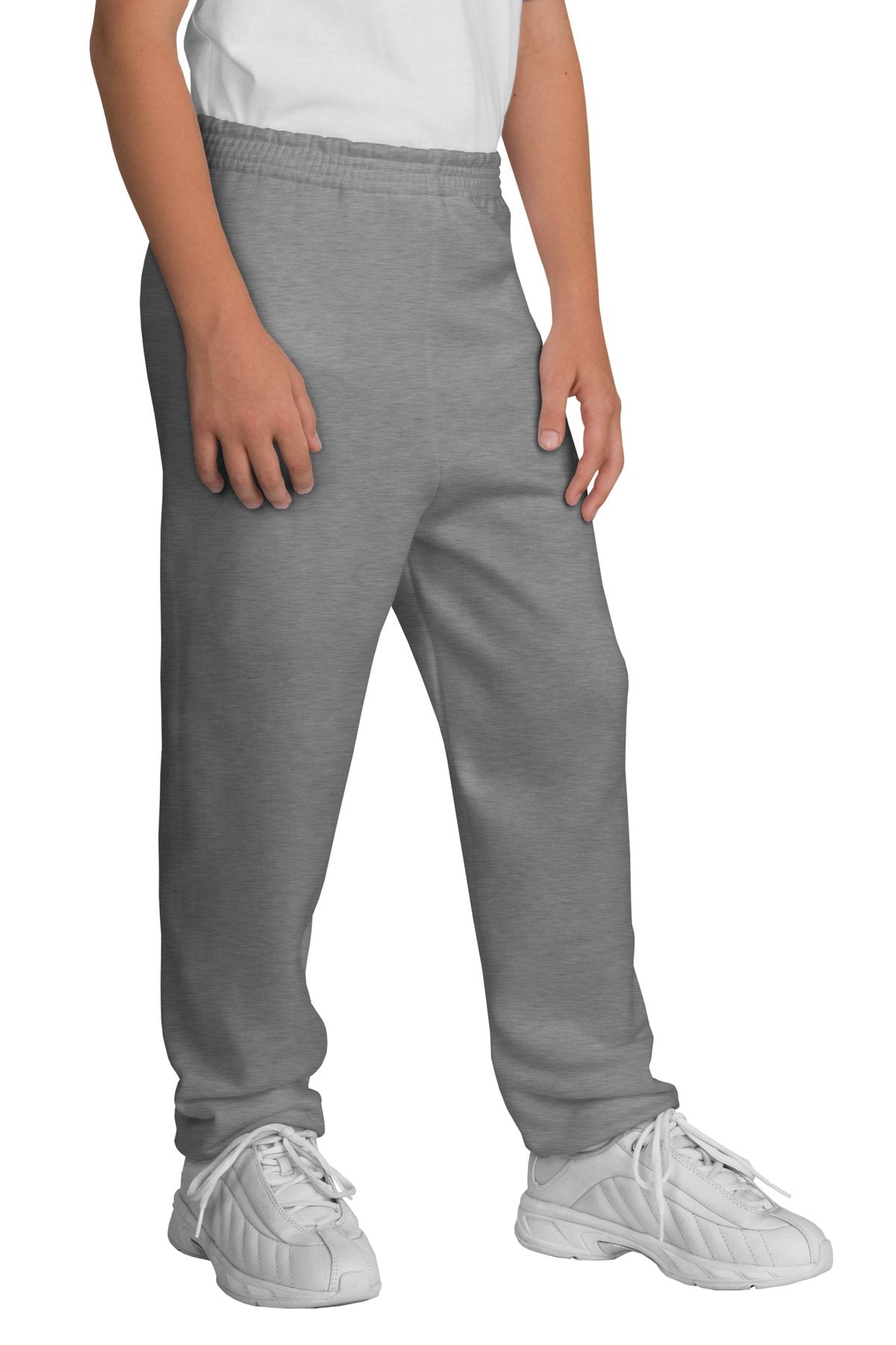 Port & Company Youth Core Fleece Sweatpant.  PC90YP Athletic Heather