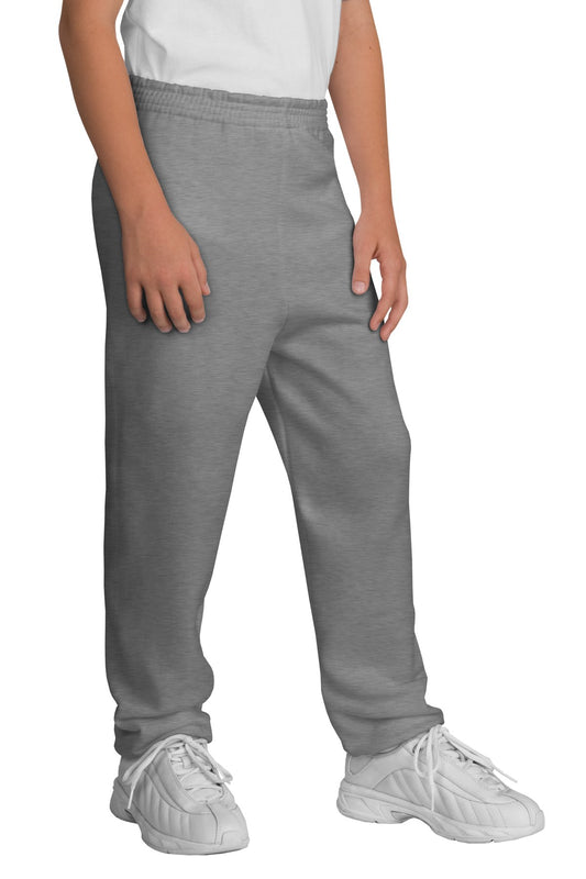 Port & Company Youth Core Fleece Sweatpant.  PC90YP Athletic Heather