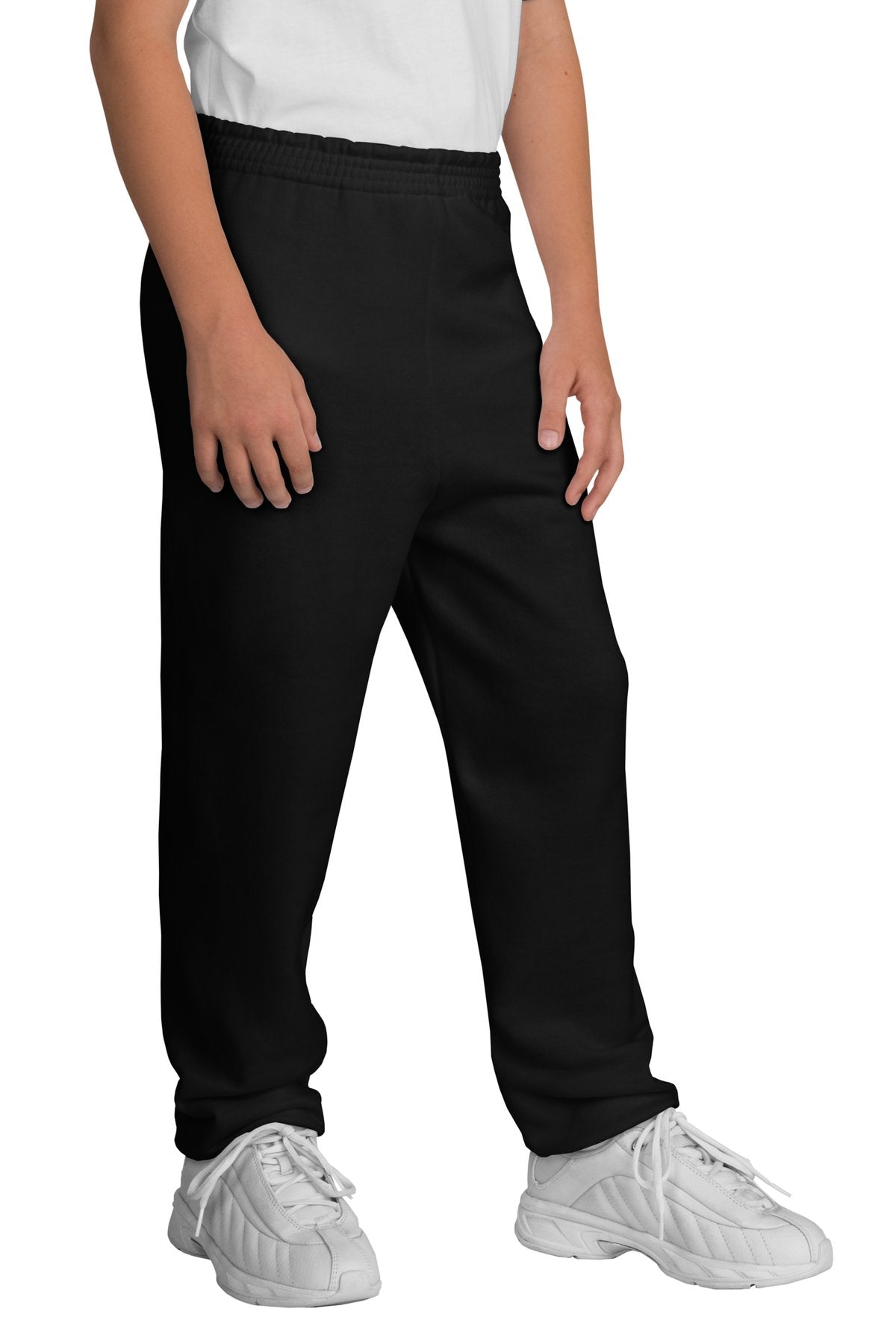 Port & Company Youth Core Fleece Sweatpant.  PC90YP Jet Black