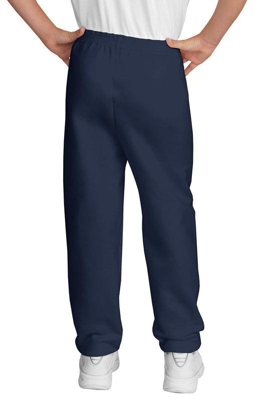 Port & Company Youth Core Fleece Sweatpant.  PC90YP Navy