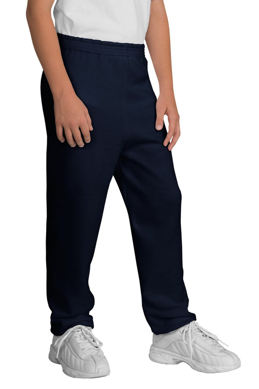 Port & Company Youth Core Fleece Sweatpant.  PC90YP Navy