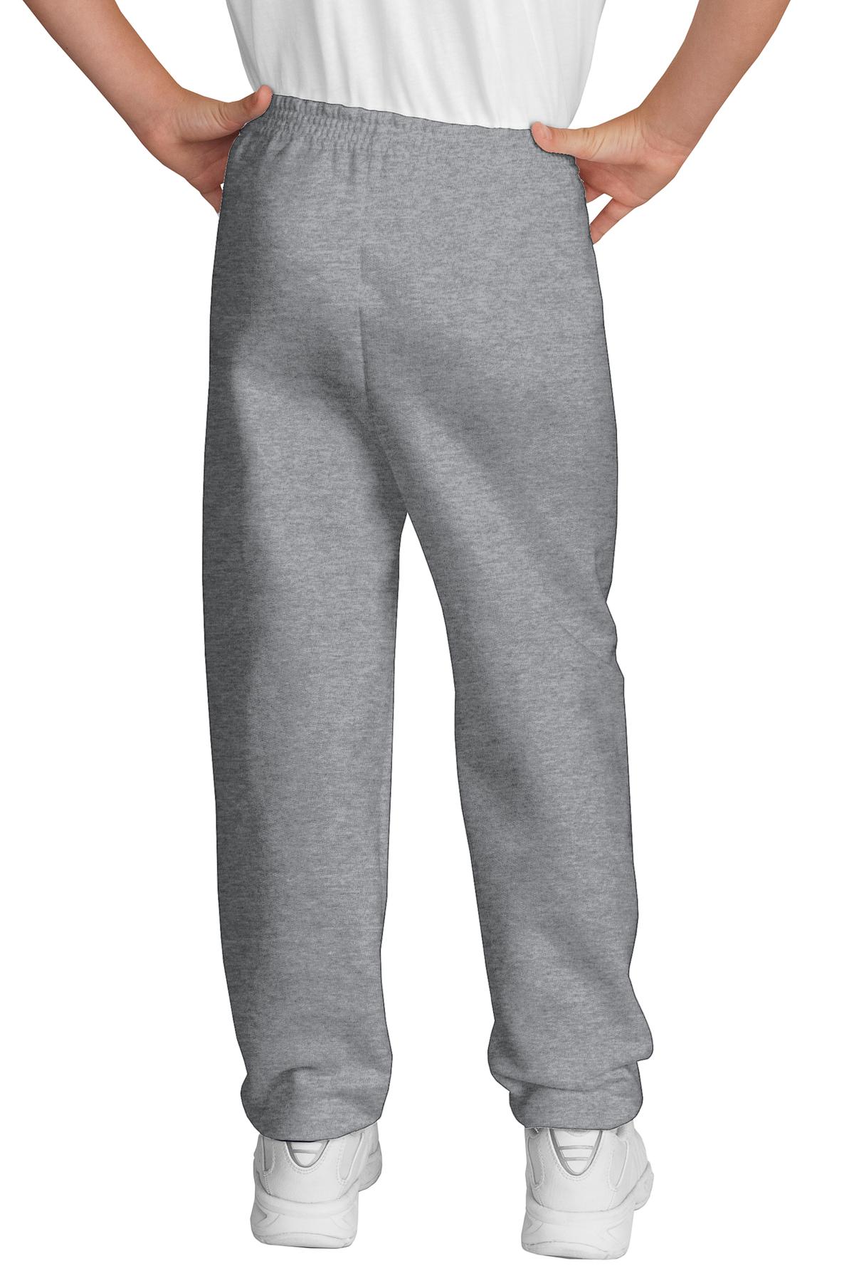 Port & Company Youth Core Fleece Sweatpant.  PC90YP Athletic Heather