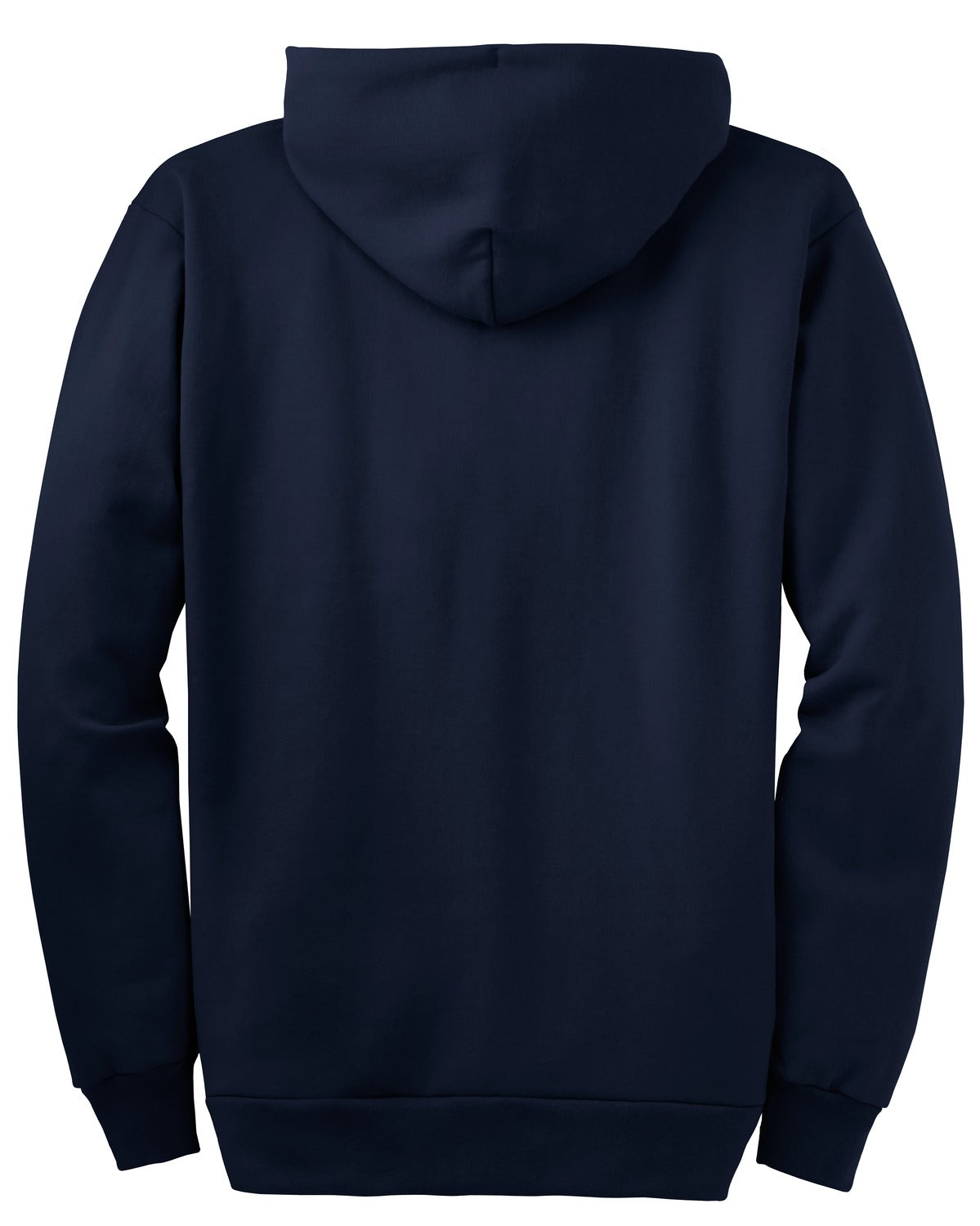 Port & Company Essential Fleece Full-Zip Hooded Sweatshirt.  PC90ZH Navy