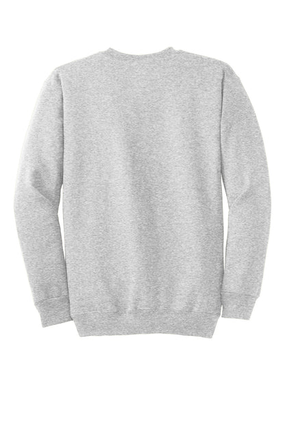 Port & Company Essential Fleece Crewneck Sweatshirt.  PC90 Ash