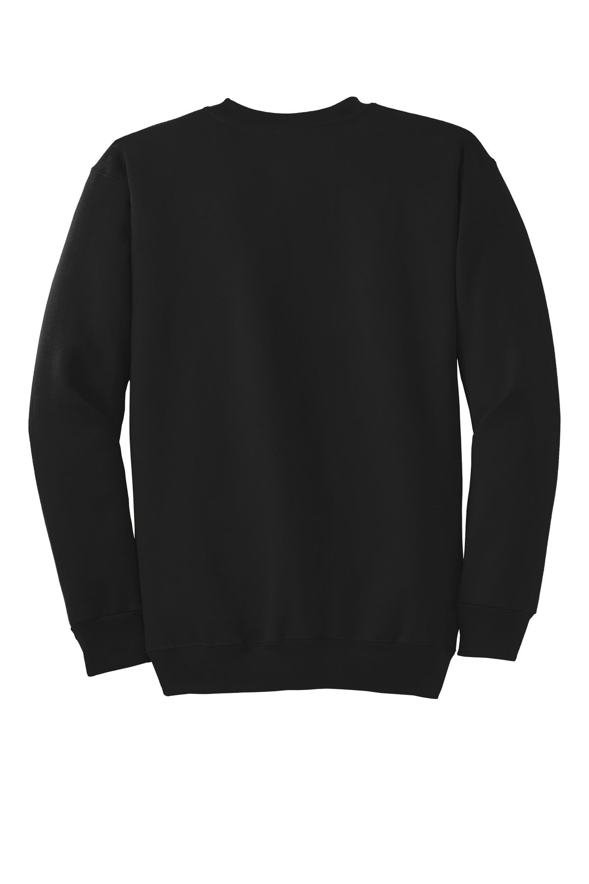 Port & Company Essential Fleece Crewneck Sweatshirt.  PC90 Jet Black