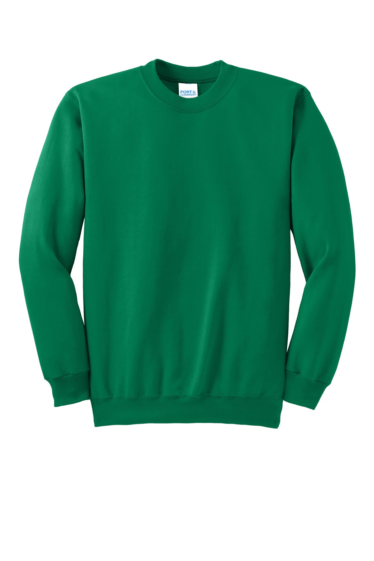 Port & Company Essential Fleece Crewneck Sweatshirt.  PC90 Kelly