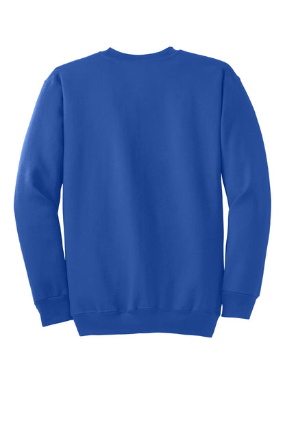 Port & Company Essential Fleece Crewneck Sweatshirt.  PC90 Royal