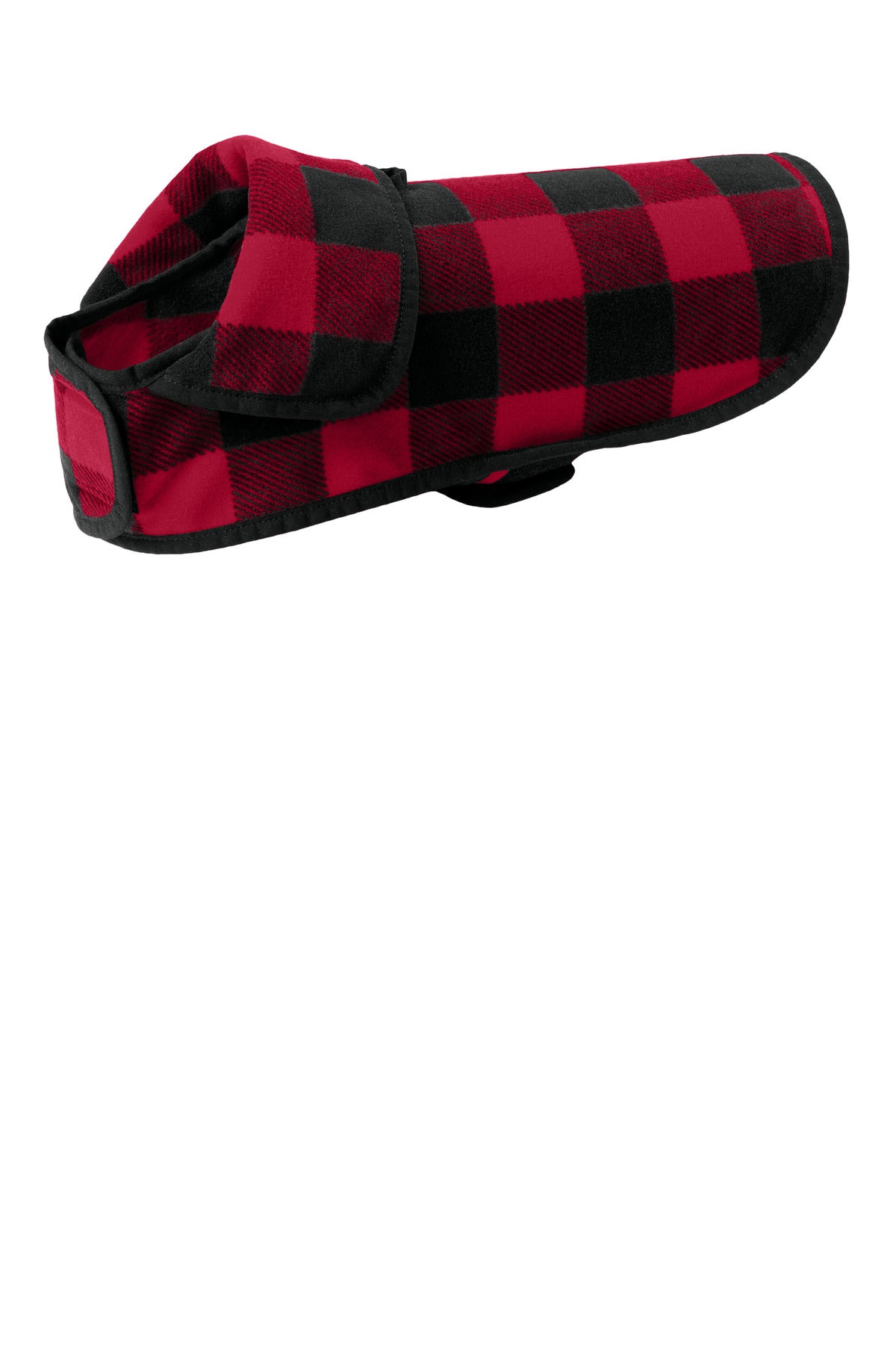 Port Authority Pet Fleece Jacket PE100 Red/ Black Buffalo Check