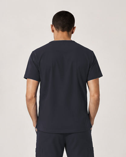 Foundry Men's 1505 Cobalt Men'S 1 Pocket V-Neck Top Pewter