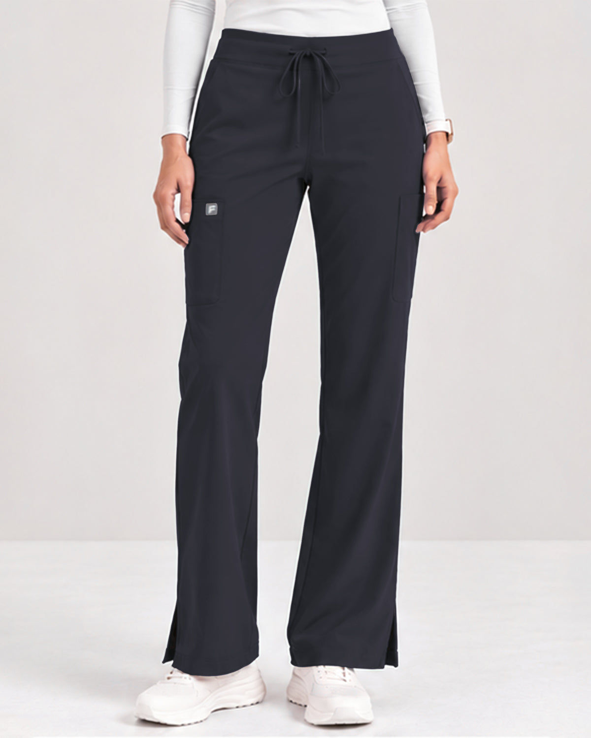Foundry Women's 2005 Jasmine 5 Pocket Mini Flare Cargo Pant Pewter
