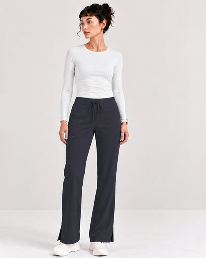 Foundry Women's 2005 Jasmine 5 Pocket Mini Flare Cargo Pant Pewter