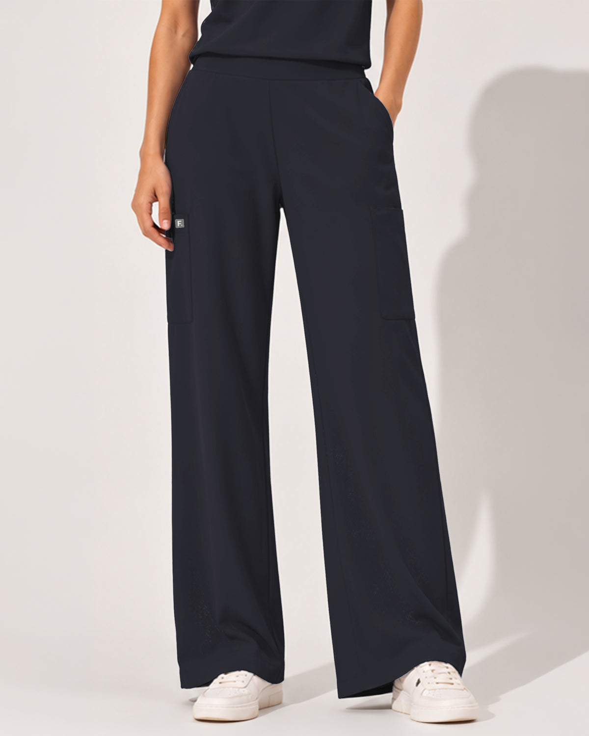 Foundry Women's 2205 Sierra 5 Pocket Wide Leg Pant Pewter