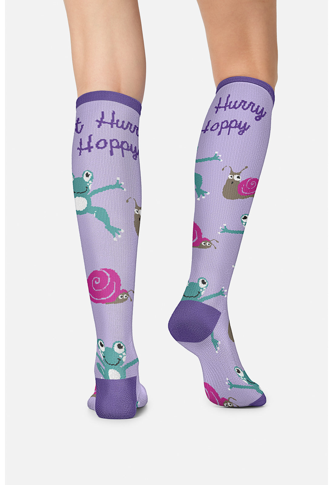 Legwear PRINTSUPPOR Women's 10-15Mmhg Compression Socks Be Hoppy