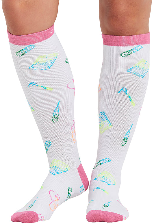 Legwear PRINTSUPPOR Women's 10-15mmHg Compression Socks Caring Essentials