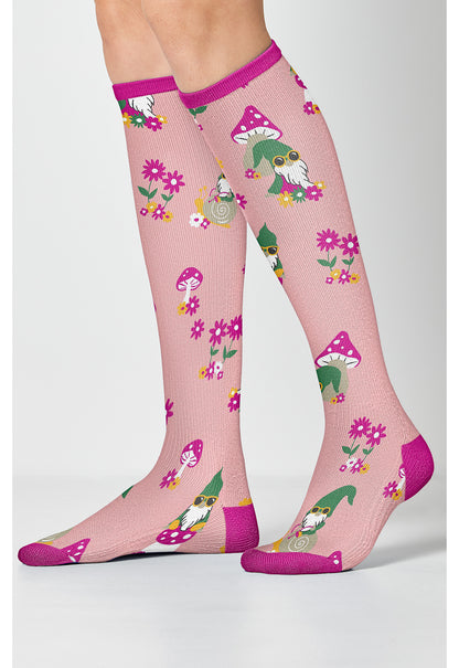 Legwear PRINTSUPPOR Women's 10-15mmHg Compression Socks Gnomes At Home